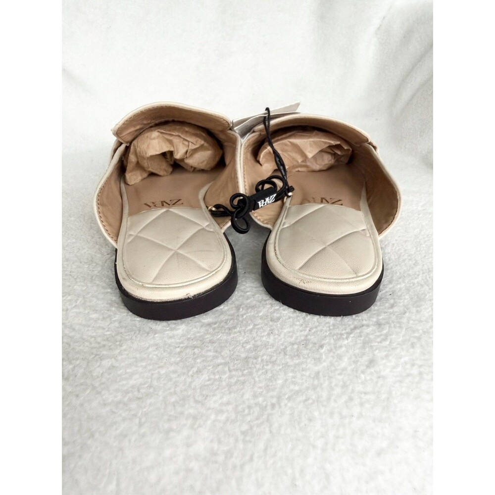 ZARA Women’s Slides Mules Slip Ons Loafers Open Back Sz 38 7.5 Tan shoes - Picture 3 of 9